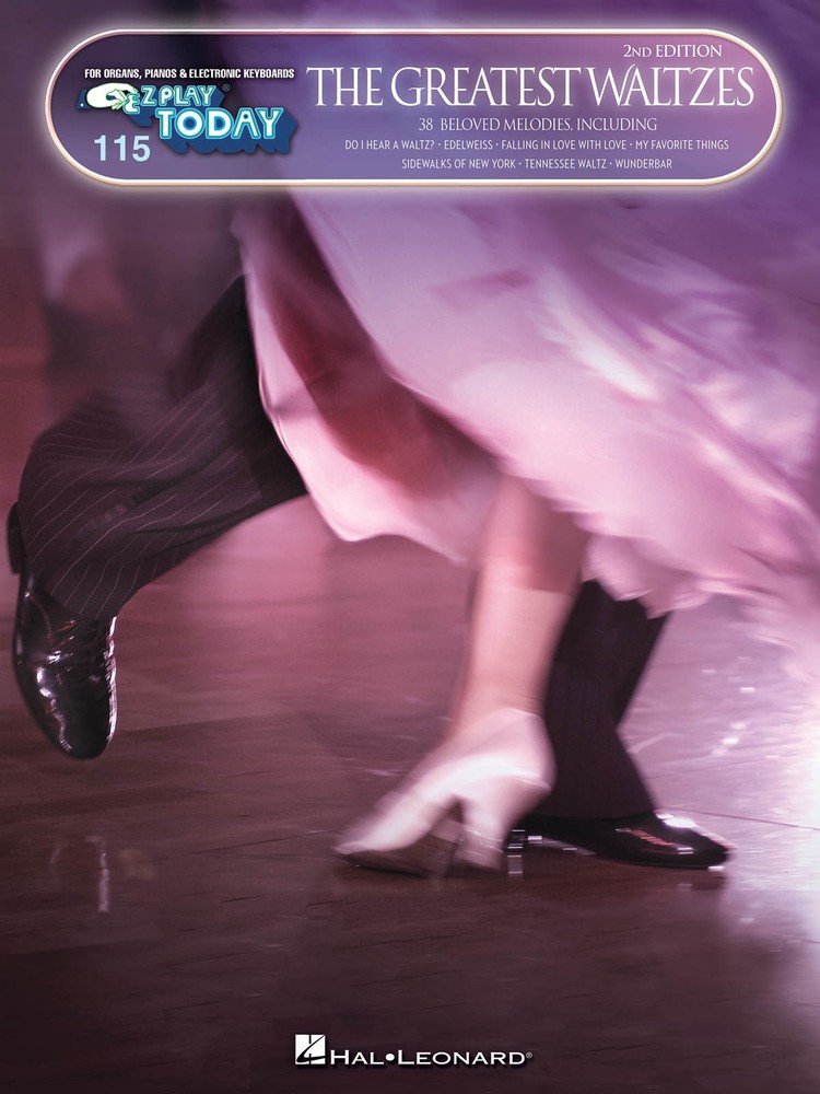 Greatest Waltzes EZ Play Today Vol 115 Easy Piano Keyboard Music Book