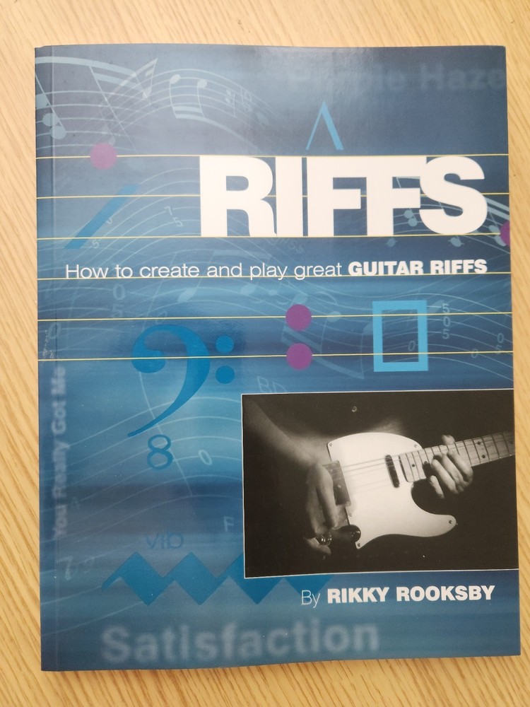RIFFS – HOW TO CREATE & PLAY GREAT GUITAR RIFFS – RICKY ROOKSBY – CD IS MISSING