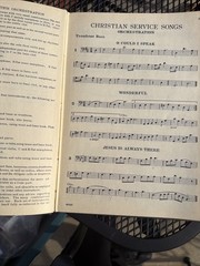 Orchestration Christian Service Songs Lot Of 7 Cello Bass Cornets Trombone Clar