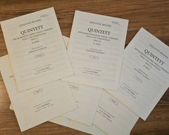 Brahms Klarinetten Quintett Opus 115 -Edition Peters # 3905c