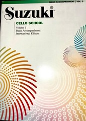 Suzuki Cello School Volume 3 Piano Accompaniment International Edition Gilt