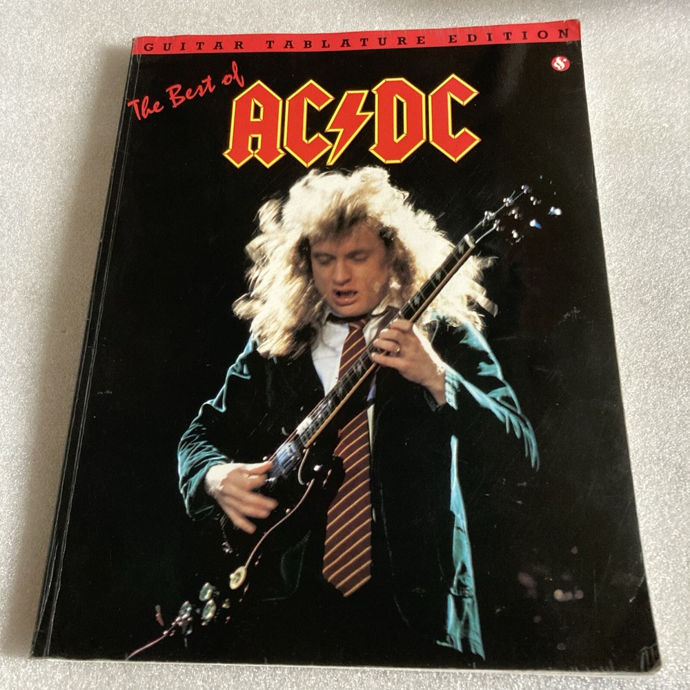 Guitar Tablature Book The Best of AC/DC Amsco Production 1990 Paperback