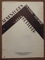 Adventures In Piano Technic by Ella Ketterer Piano Sheet Music 1934
