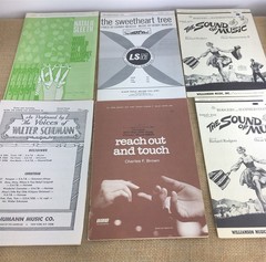 Octavo Choir Sheet Music Lot of 34 Popular Choral SATB Vintage 1930s -1970s