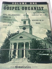VTG 1963 The Gospel Organist Vol 1 Harold De Cou Organ Songbook