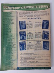 1929 Everybody&rsquo;s Favorite Organ Music by Roland Diggle Series No. 27 Vintage