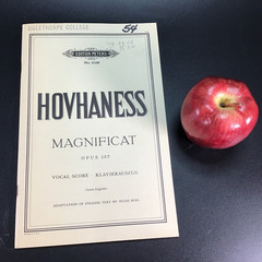 ALAN HOVHANESS 6108 Opus 157 Edition Peters Magnificat Vocal Score Klavierauszug