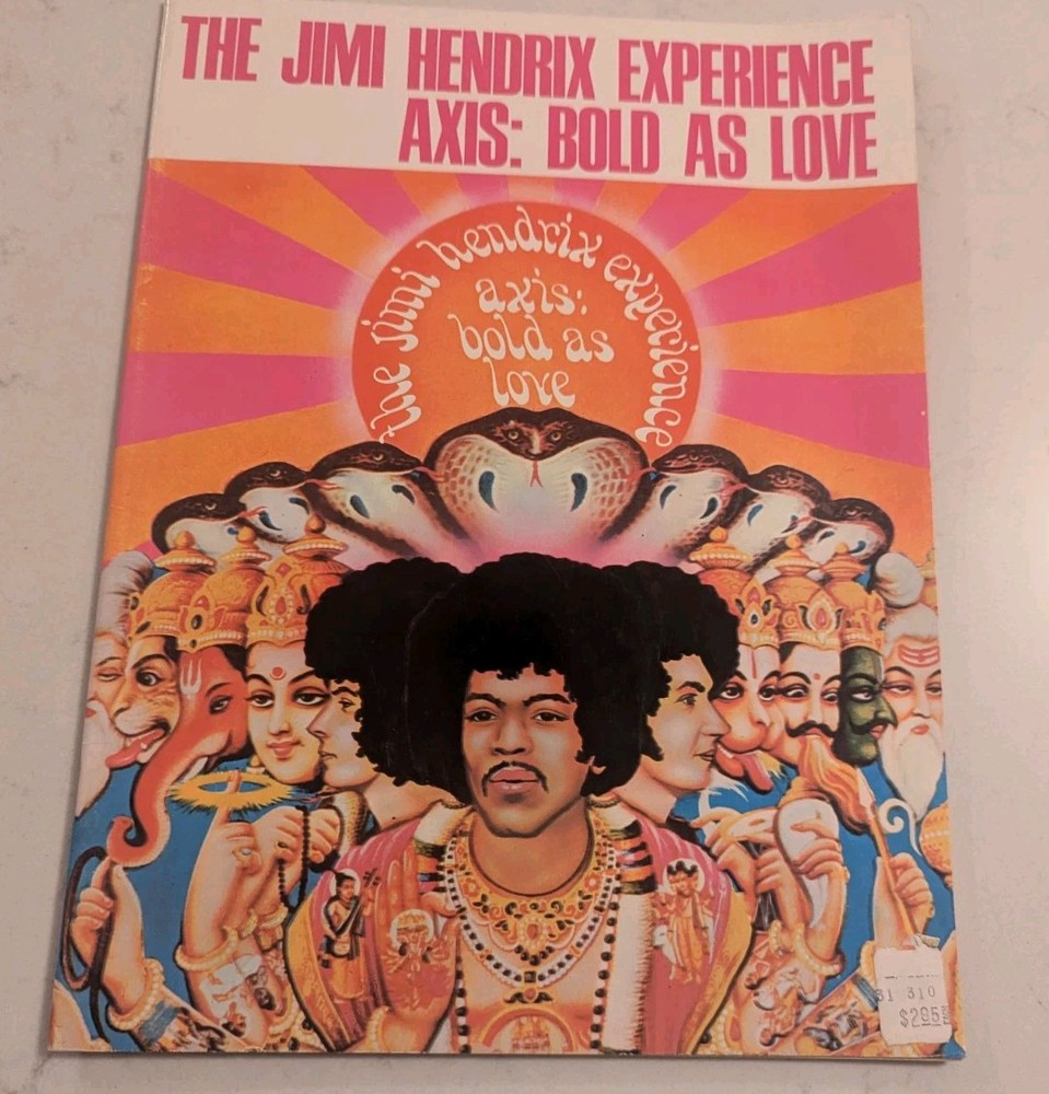 The Jimi Hendrix Experience Axis: Bold As Love Songbook, 1968 Sheet Music