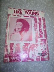 1959 Ann Henry -Hot Jazz Vocal Sheet Music – Like Young – Photo Cover