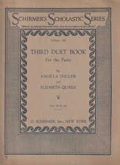 Schirmer&rsquo;s Scholastic Series Third Duet Song Book 1917