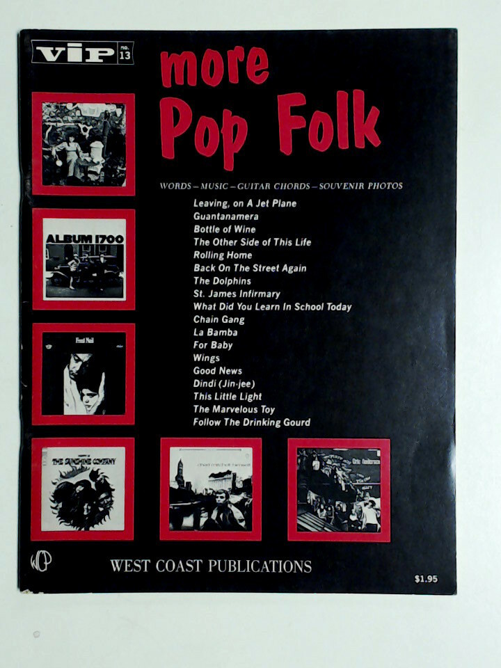 More Pop Folk VIP No 13 West Coast Pub 1967