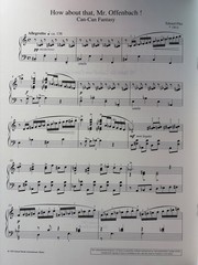 Eduard Putz Can Can Fantasy Offenbach Piano Sheet Music Solo Ed Schott