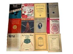 Vintage Sheet Instrument Piano Music Polka Wedding Plays Guitar Foreign Xmas