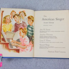 American Singer 2nd Edition Books 1 & 2 Children&rsquo;s Songs Hardcover Vintage