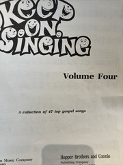 KEEP ON SINGING VOLUME 4 Songbook Christian Gospel Sheet Music Book 46 Song 1986