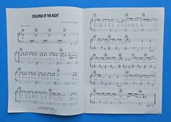 Richard Marx Children Of The Night Sheet Music Piano Vocal Guitar 1990 US SELLER