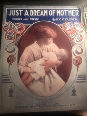 5-pack 11×14 sheet music pre-1920 Kids/Childhood Days