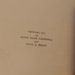 English Folk Songs from the Southern Appalachians (1917 Hardcover)