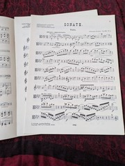 Brahms Sonata Viola/Clarinet & Piano F minor Op120 No1 Lengnick Great Condition