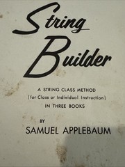 Vtg 1960 Belwin String Builder Book 1 Samuel Applebaum Violin Viola Cello Bass