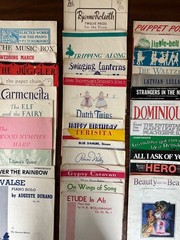 Lot of 33 Pieces Vintage Sheet Music 1900s to 1990s Classical to Disney