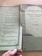 VTG N. LOUISE WRIGHT TWELVE PRELUDES FOR THE PIANOFORTE; OPUS 25; SCHIRMER; 1915