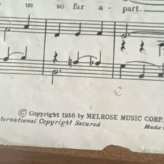 Melrose Music Corp. Ivory Tower Piano Sheet Music 1956 Jack Fulton Lois Steele