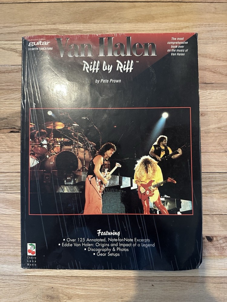 VAN HALEN Riff By Riff 1995 Guitar Tablature Tab Book Pete Prown Cherry Lane