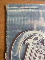 Chicago 2nd Album Piano/vocal Song Book Poster Still Inside Used Vintage Music