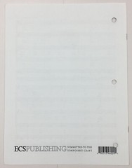 Daniel Moe Requiem Motet SATB Chorus Divisi Unaccompanied Sheet Music ECS Pub