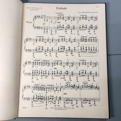 Antique 1913 Rachmaninoff Album Piano G. Schirmer Hardcover Library Musical Clas