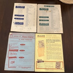 Lot Of 18 Vintage Piano Songbook Music Bundle + Sheet Music – Condition Varies