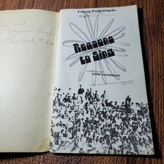 Reasons to Sing Vocal Selections Songbook P/V/G Lillenas 1971