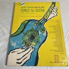 World&rsquo;s Favorite Easy to Play Songs for Guitar Sheet Music Book No 6 Vintage