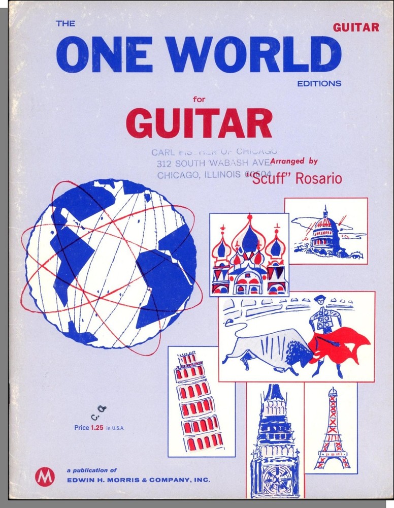 One World For Guitar – 1966, 16 Song Pop & Folk Songs Songbook! R