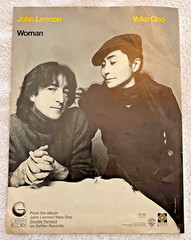 John Lennon Yoko Ono Woman Sheet Music for Piano Vocal Guitar 1980 Lenono Music