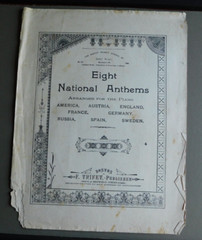 8 National Anthems: Amer Austria Engl France Germany Russia Spain Sweden- sheet
