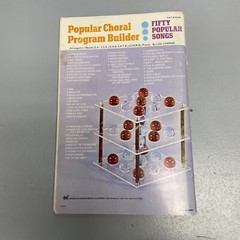 Popular Choral Program Builder 50 Popular Songs Sheet Music Book SATB Lou Leaman