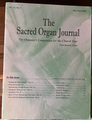 The Sacred Organ Journal, May/June 2002