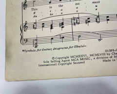 HAWAIIAN WEDDING SONG Sheet Music PIANO GUITAR UKULELE ENGLISH – HAWAIIAN LYRICS