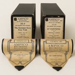 Ampico Player Piano Rolls – The Sweetest Story Ever Told & At Dawning – 1920s
