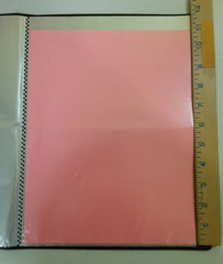 NEW, Sheet Music Folder Binder black 40 sleeve 8.5×11 A4 80-page capacity Cahaya