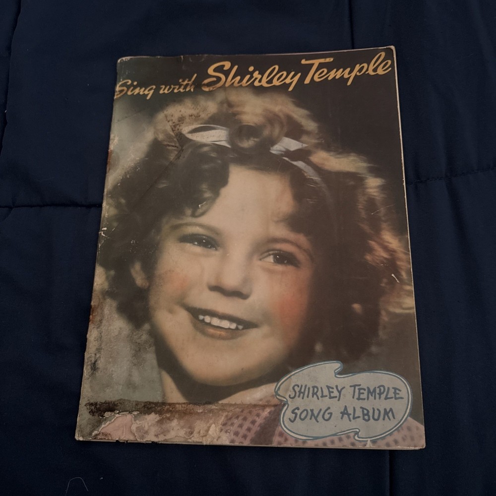 Sing With Shirley Temple Song Album Book 20th Century Fox Pictures 1935-DAMAGED