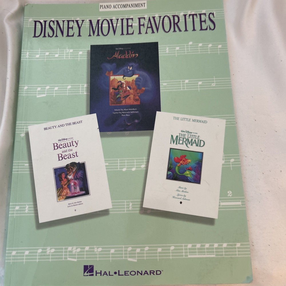 Hal Leonard Disney Movie Favorites Piano Accompaniment Instrumental Solo