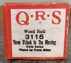 QRS Music Word Player Piano Rolls PICK FROM A LIST – ASSORTED TITLES ALL TESTED