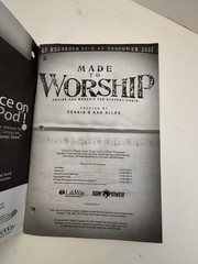 Made to Worship: Praise and Worship for Student Choir created by D. & Nan Allen