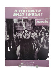 D&rsquo;You Know What I Mean Sheet Music Song Book Oasis Piano Vocals Guitar Rock F2A