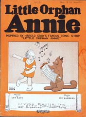 Little Orphan Annie 1928 HAROLD GRAY Comic Kahn & Sanders HTF Sheet Music!