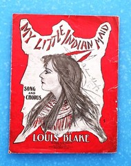 My Little Indian Maid 1904 LOUIS BLAKE Theatrical Publisher NY HTF Sheet Music !