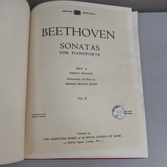 Vintage Beethoven Sonatas For Pianoforte Set of 3 Volumes Hardcover Books 1931